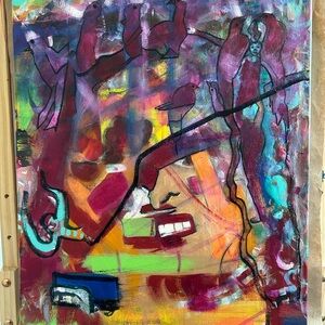 Abstract Acrylic Canvas Art